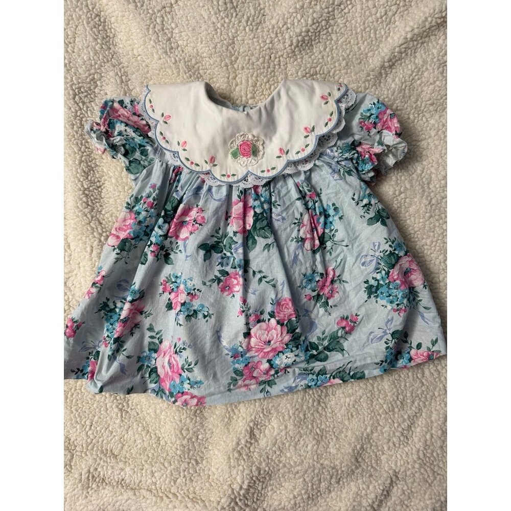 Vintage floral baby dress